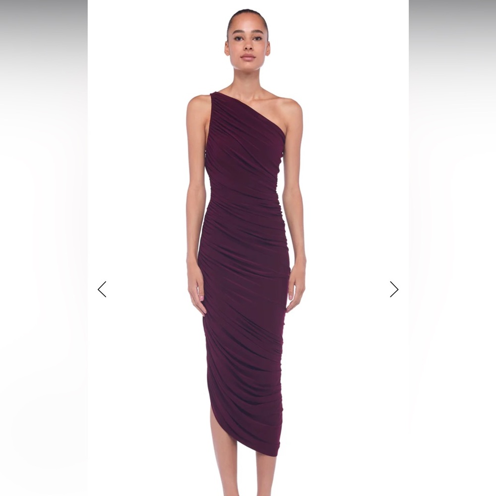 Norma Kamali Diana Gown - Plum M